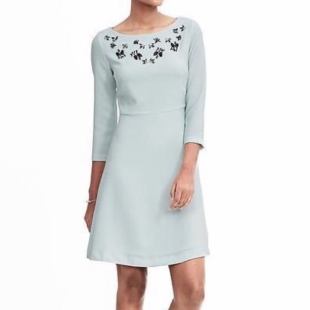 Banana Republic Embellished Dress Size 14P